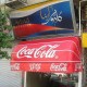 تبلیغات روی سایبان کالسکه ای- کوکا کولا